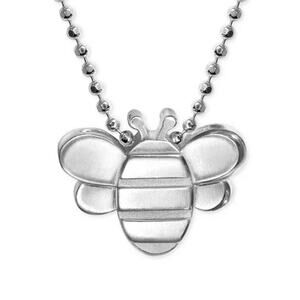Alex Woo Sterling Silver Bumblebee Pendant Necklace NY Designer Luxury Bees NWT
